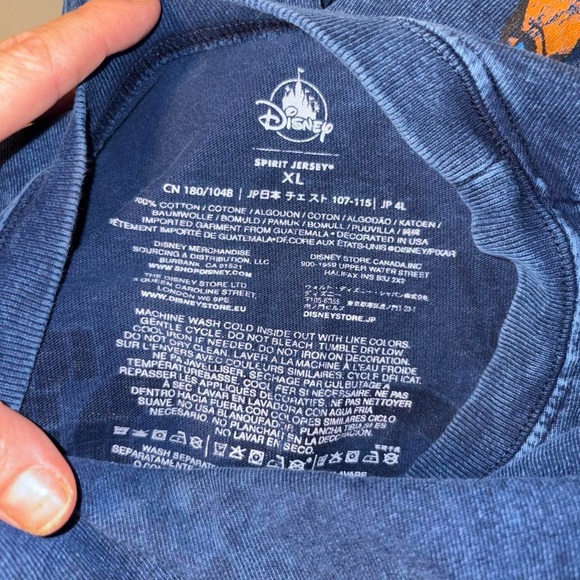 Disney Women's Blue Long Sleeve Tee - Picture 6 of 7